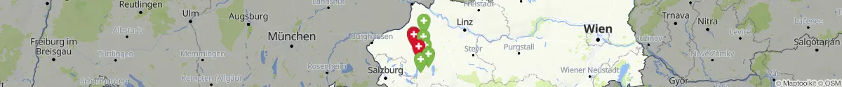Kartenansicht für Apotheken-Notdienste in der Nähe von Geboltskirchen (Grieskirchen, Oberösterreich)